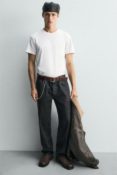 BOTA PIEL LIMITED EDITION - Marrón de Zara - Imagen 0