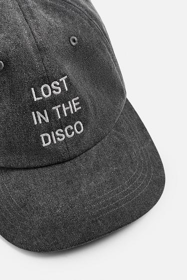 CASQUETTE DÉLAVÉE BRODÉE - Noir de Zara - Image 5