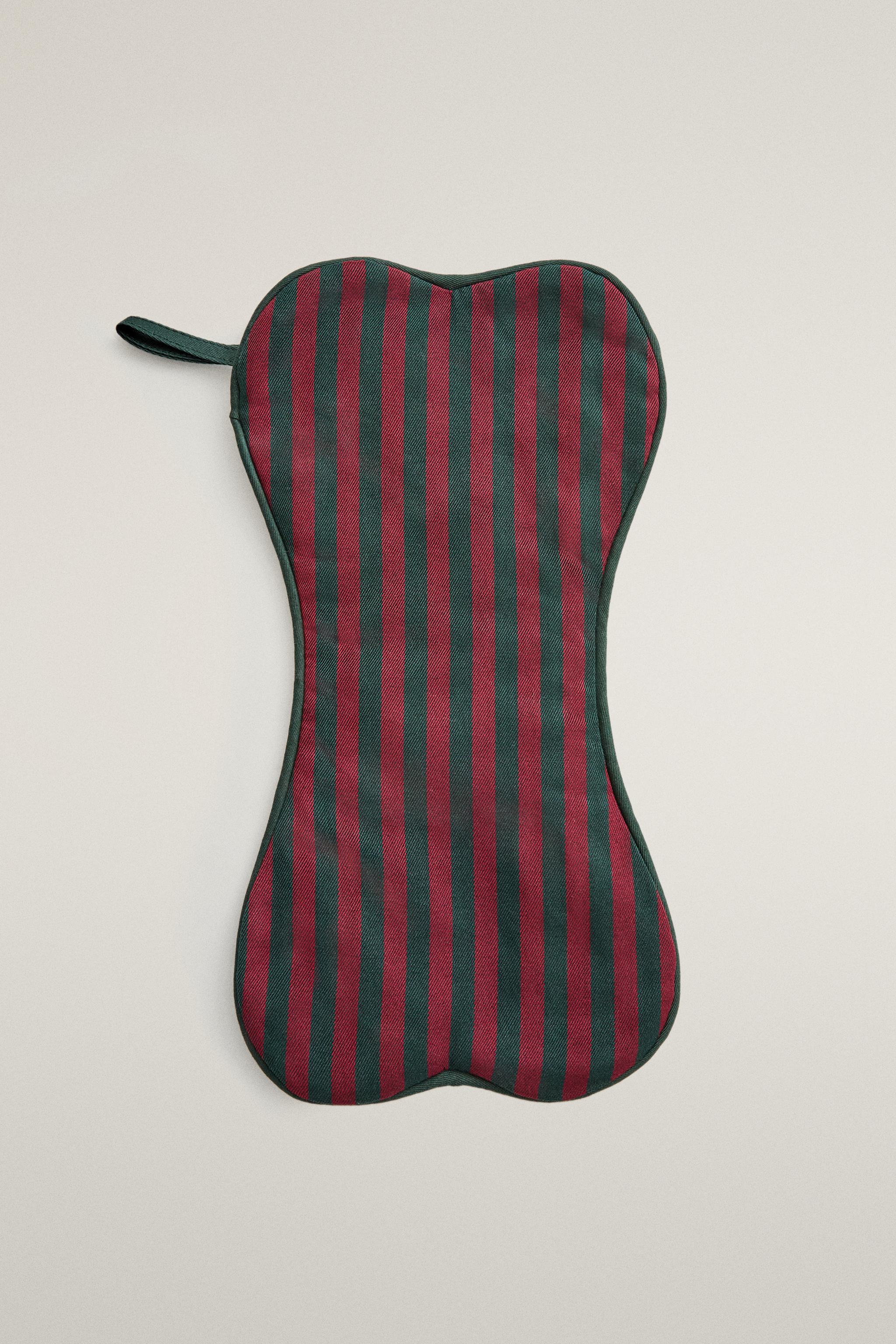 CHRISTMAS STRIPED BONE PET SOCK