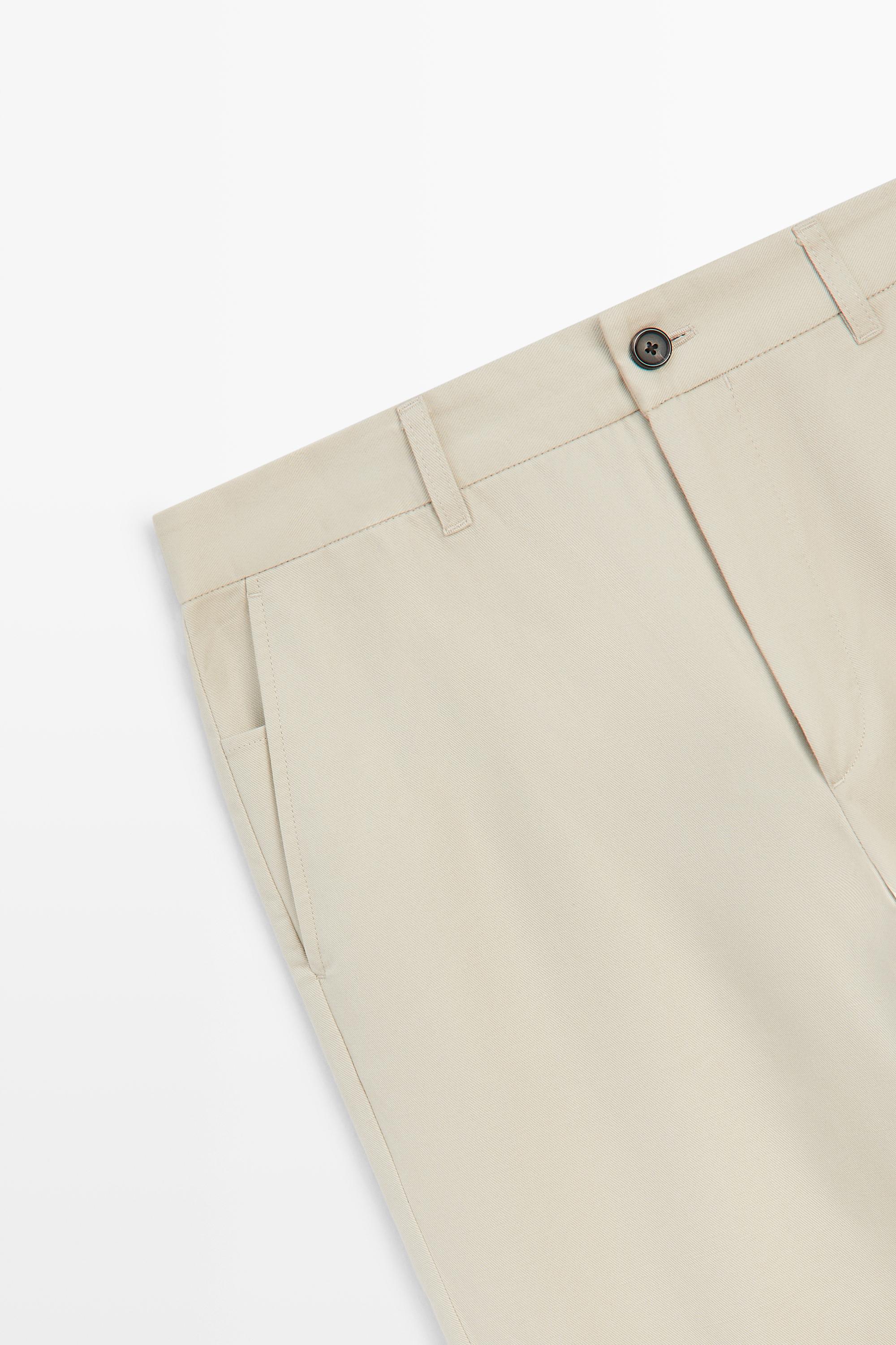 Cotton blend jogger fit pants