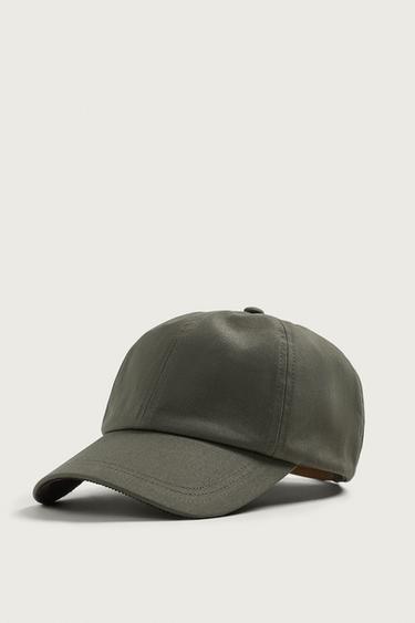 CORDUROY CONTRAST CAP - Dark khaki by Zara