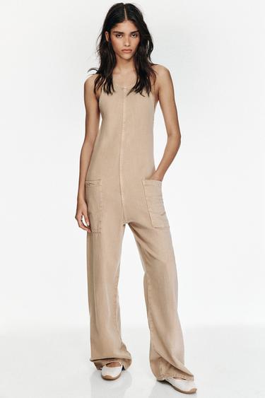 MONO HALTER BOLSILLOS - Arena de Zara