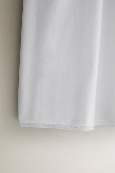 CHEMISE DE NUIT COTON DENTELLE - Blanc de Zara - Image 3