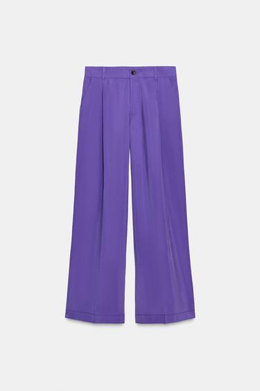 PANTALÓN TIRO ALTO PLIEGUES - Violeta de Zara