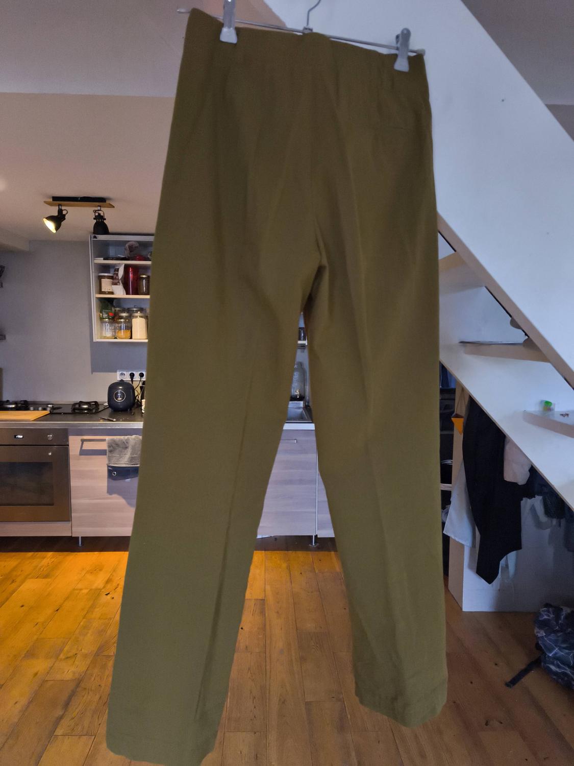 ZW COLLECTION BELTED WIDE-LEG TROUSERS - Image 4