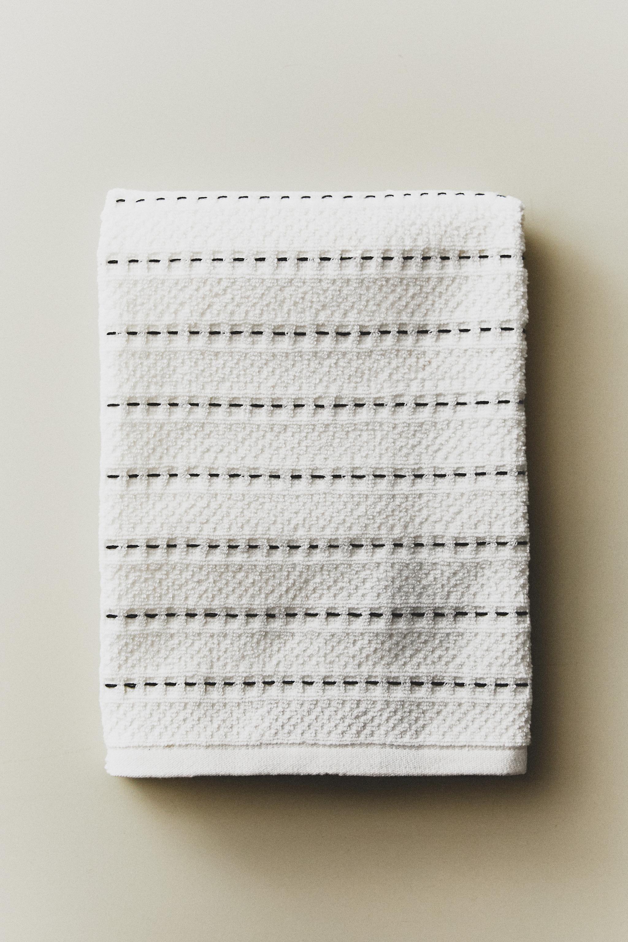 WAFFLE COTTON TERRYCLOTH KITCHEN TOWEL