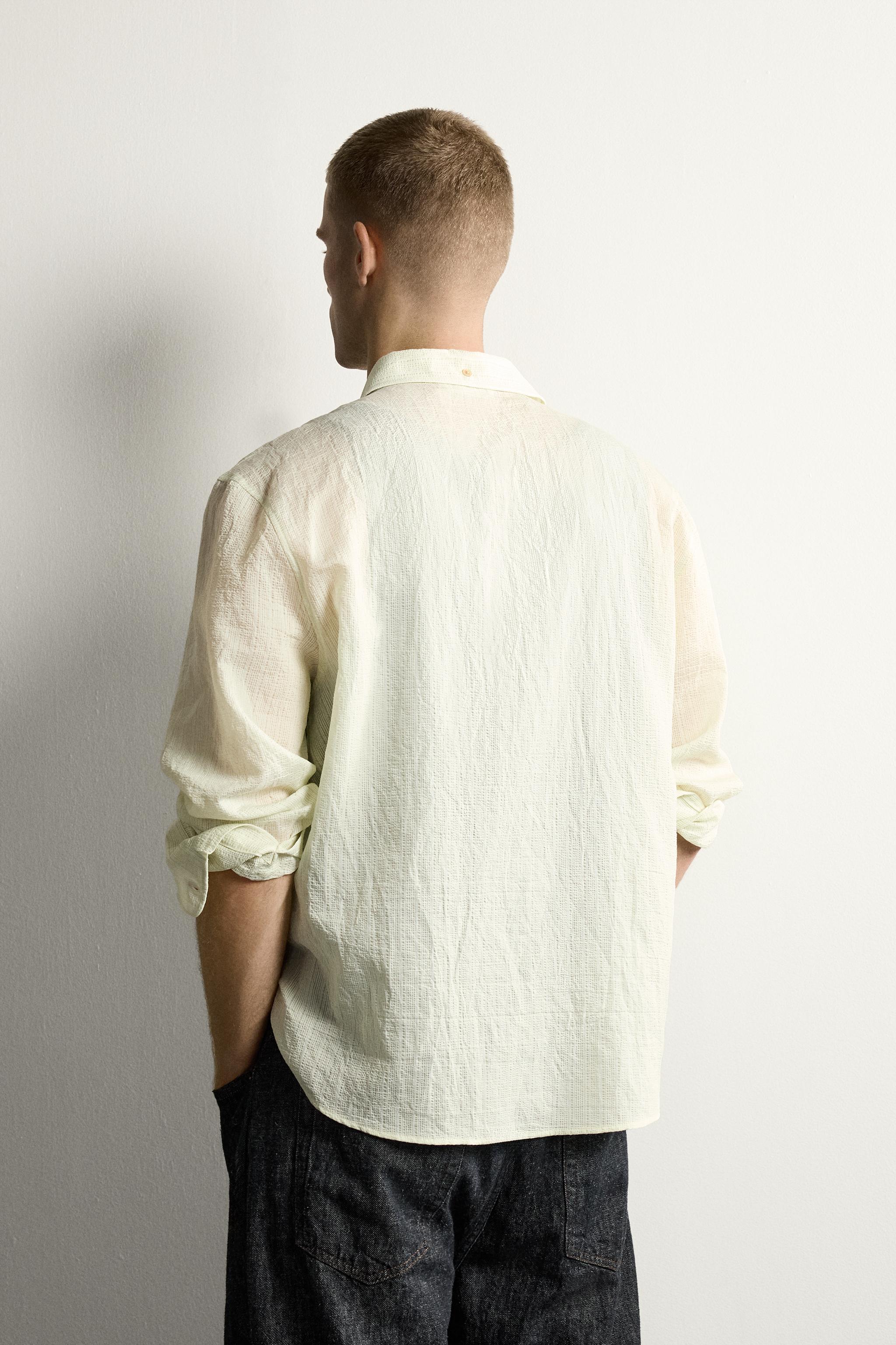 TEXTURED FLUID SHIRT