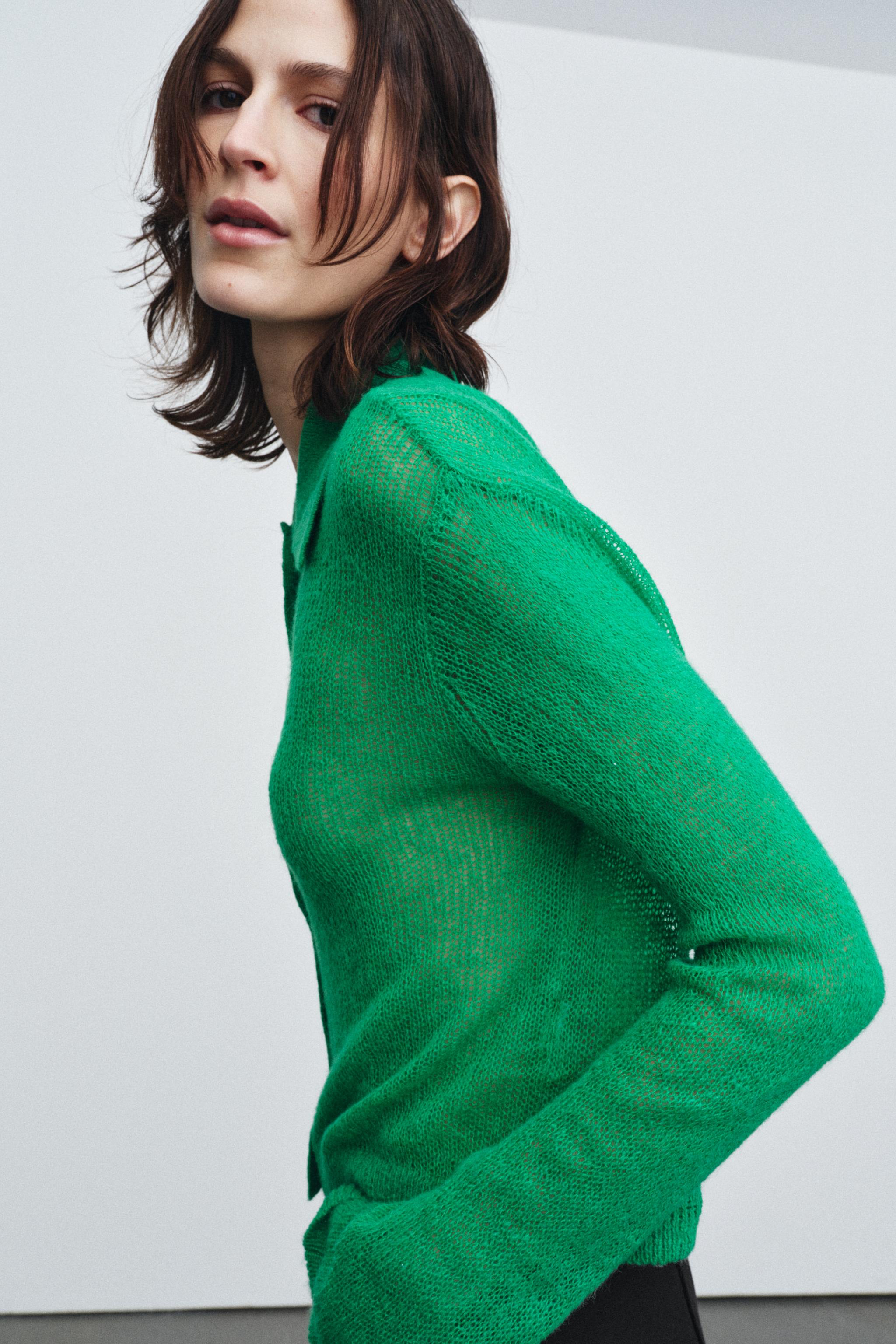 GILET EN MAILLE COL POLO