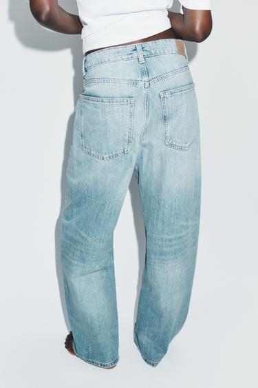 JEANS TRF BAGGY BARREL TAILLE NORMALE - Bleu clair de Zara - Image 5