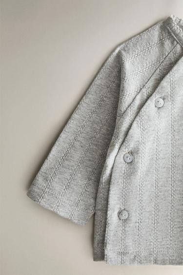 ENSEMBLE DE NAISSANCE BÉBÉ - Gris chiné de Zara - Image 3