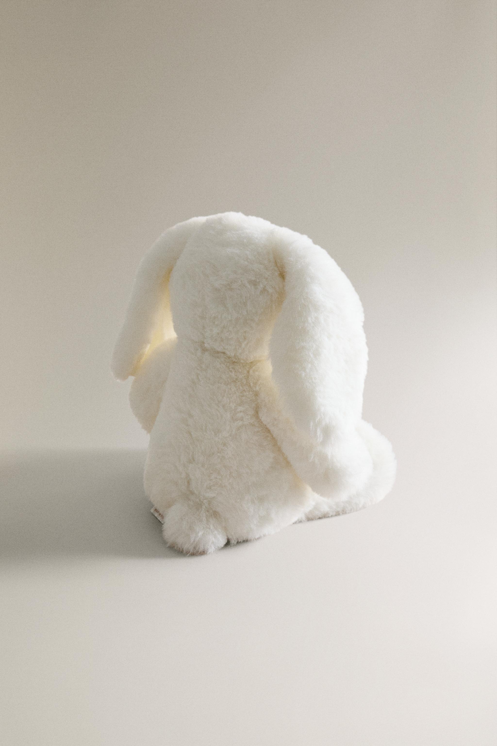 Детские мягкие игрушки Zara KIDS' WHITE BUNNY PLUSH TOY — фото 5