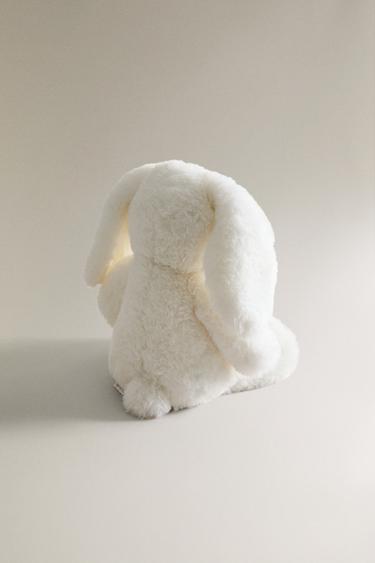 CHILDREN’S WHITE BUNNY SOFT TOY - White by Zara - Image 4
