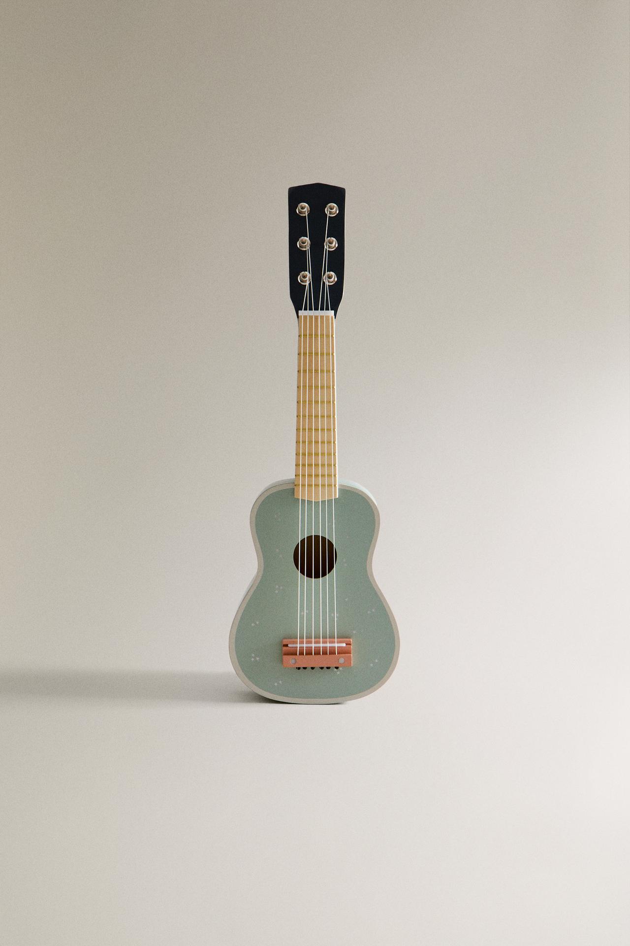 KIDS' TOY GUITAR INSTRUMENT — Sky blue