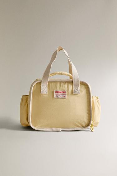 BOLSA TÉRMICA PORTÁTIL INFANTIL COM ESPAÇO - Amarelo da Zara
