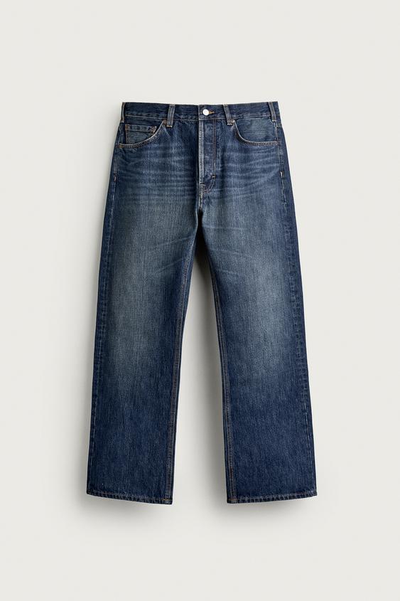JEANS CORTE RECTO BOOTCUT - Azul medio de Zara - Imagen 0