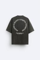 WASHED TEXT T-SHIRT