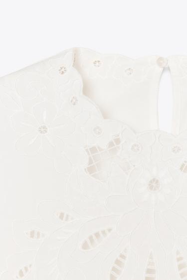 ZW COLLECTION ROMANTIC BLOUSE - White by Zara - Image 7