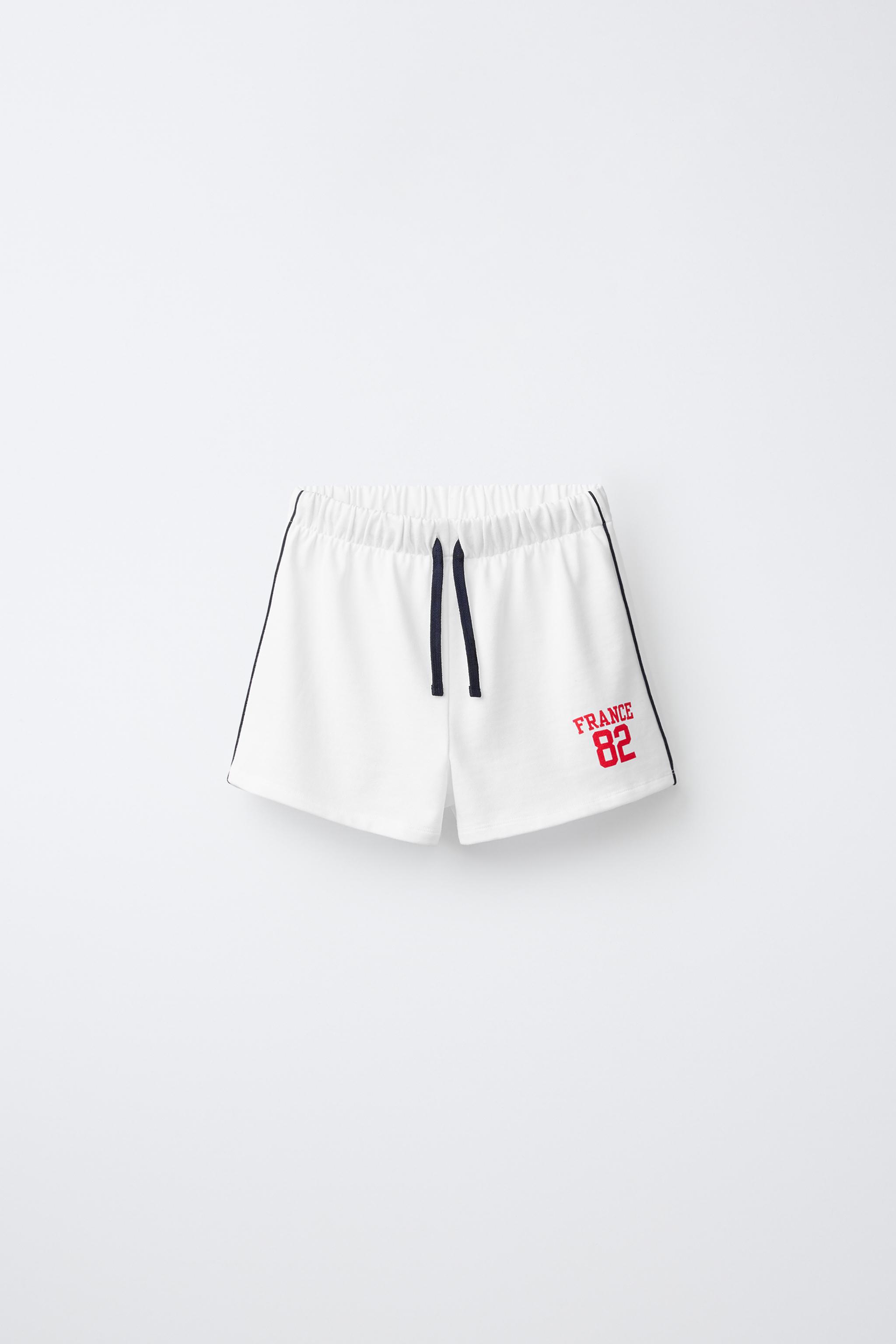 Детские шорты Zara FRANCE PRINT SHORTS