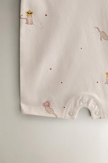 GRENOUILLÈRE ENFANT GUÉPARD - Rose clair de Zara - Image 3