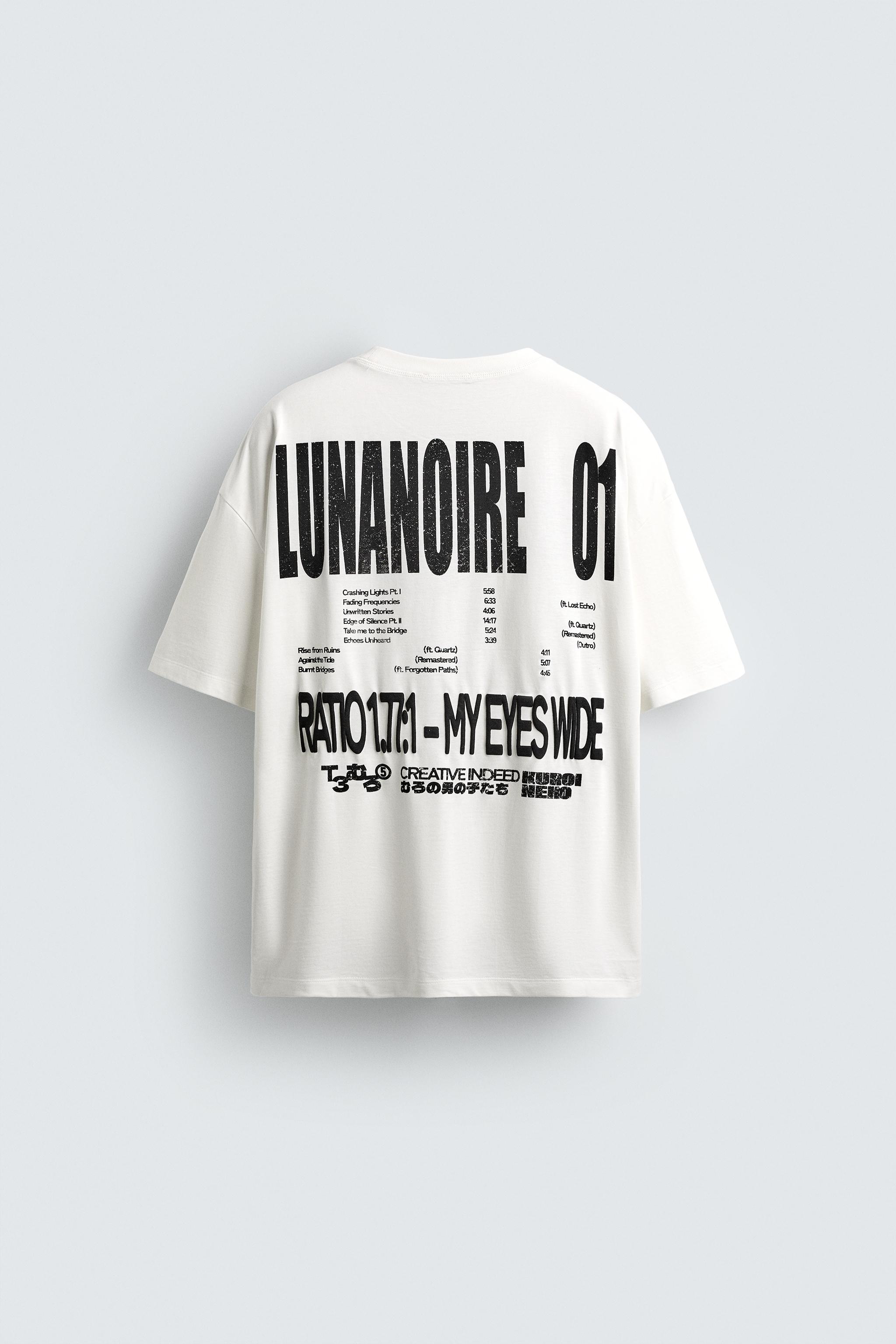 GRAPHIC TEXT T-SHIRT - White | ZARA United States