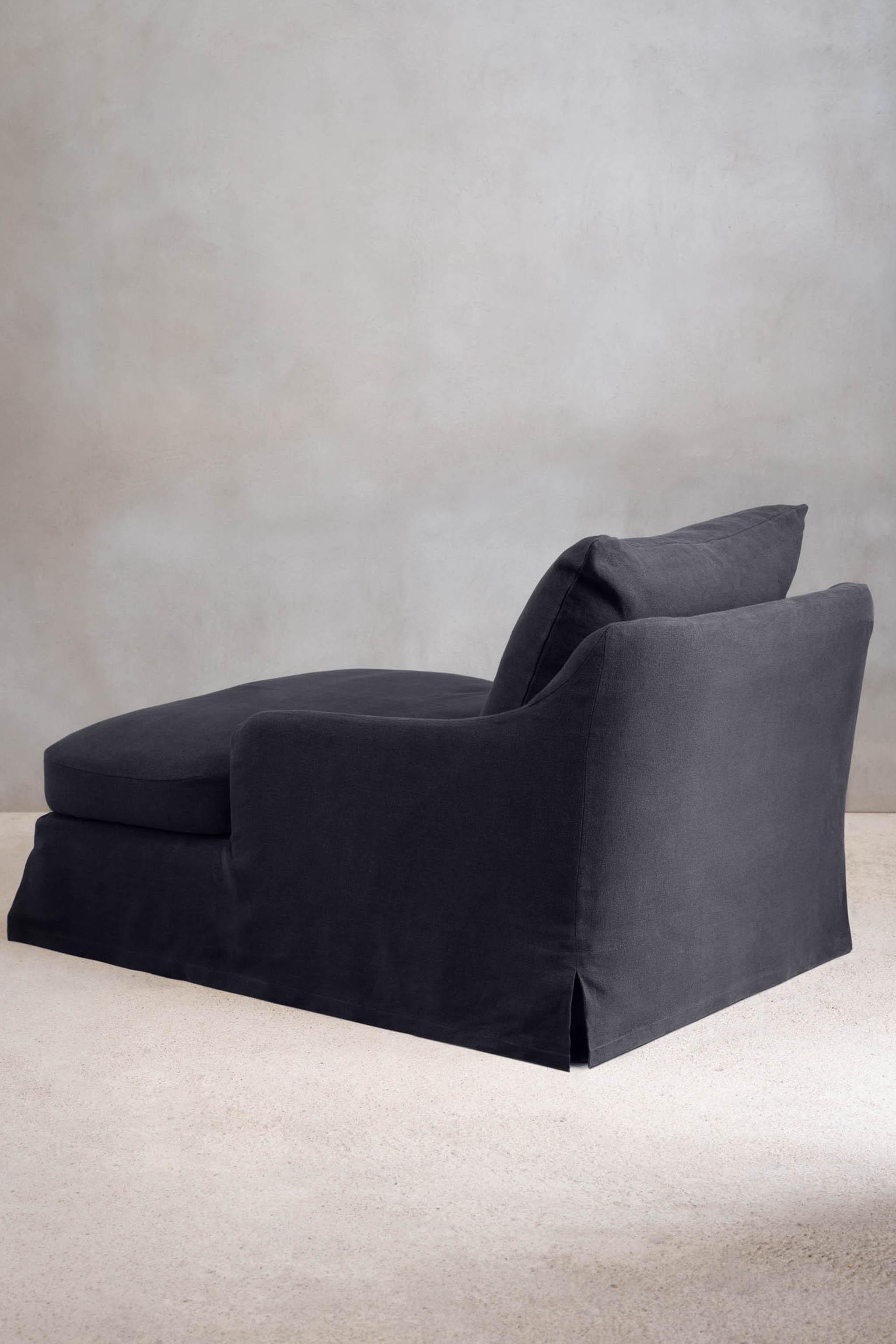LOVESEAT 01 COTTON COVER — MIDNIGHT BLUE