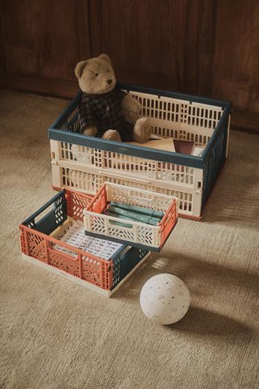 COLOURED FOLDING BOX - Multicoloured Zara