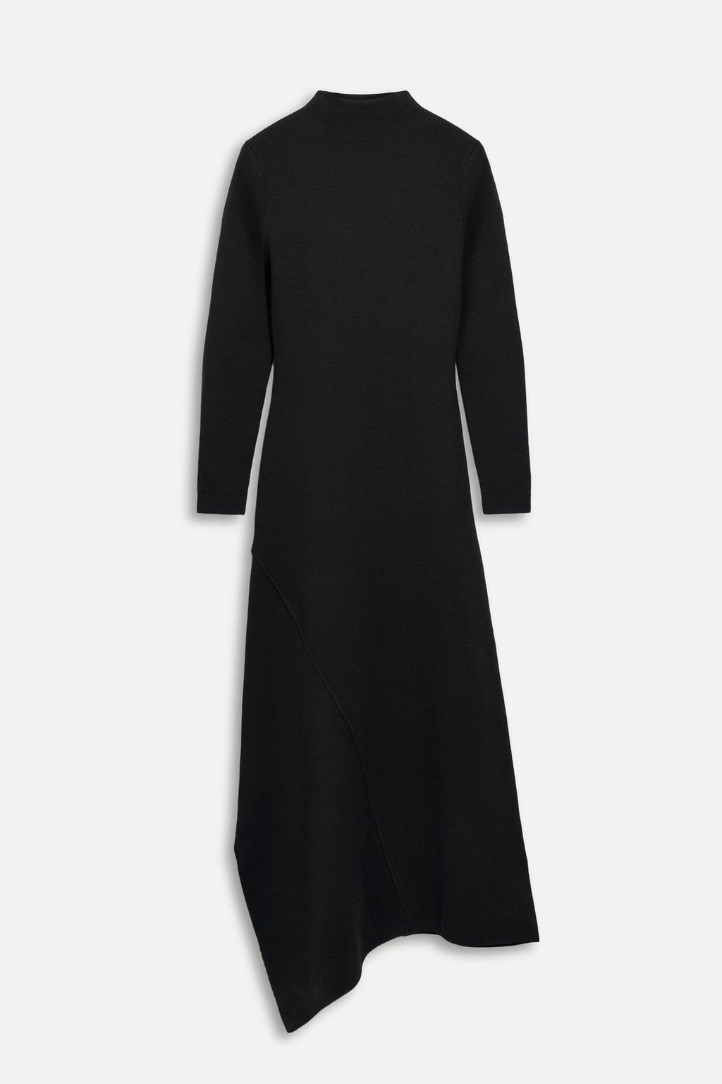 ASYMMETRIC DRESS WITH WOOL 50TH ANNIVERSARY