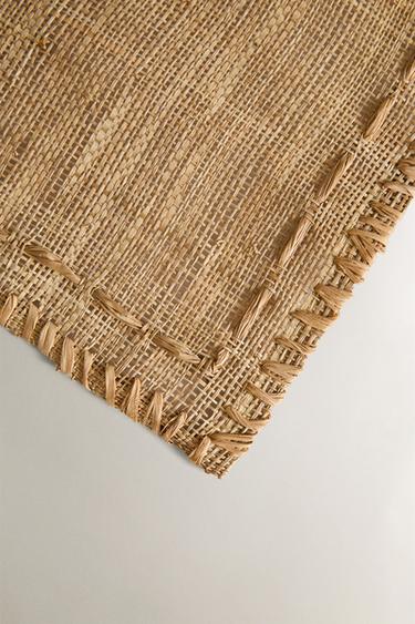 FIBRE PLACEMAT WITH TOPSTITCHING - Light beige by Zara - Image 2