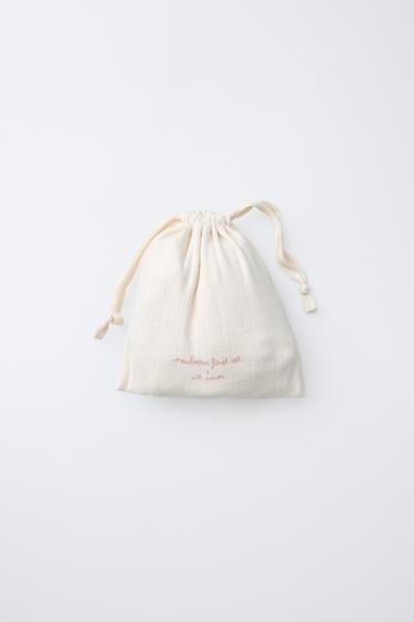 HEART POINTELLE NEWBORN SET AND POUCH - Butter by Zara - Image 6