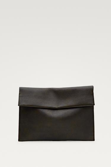 Nappa leather iPad case — Brown 1
