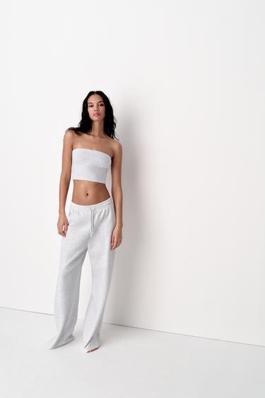 ФУТБОЛКА С ПРИНТОМ YALE™ — СЕРЫЙ С МЕЛАНЖЕВЫМ ЭФФЕКТОМ от Zara — изображение 0