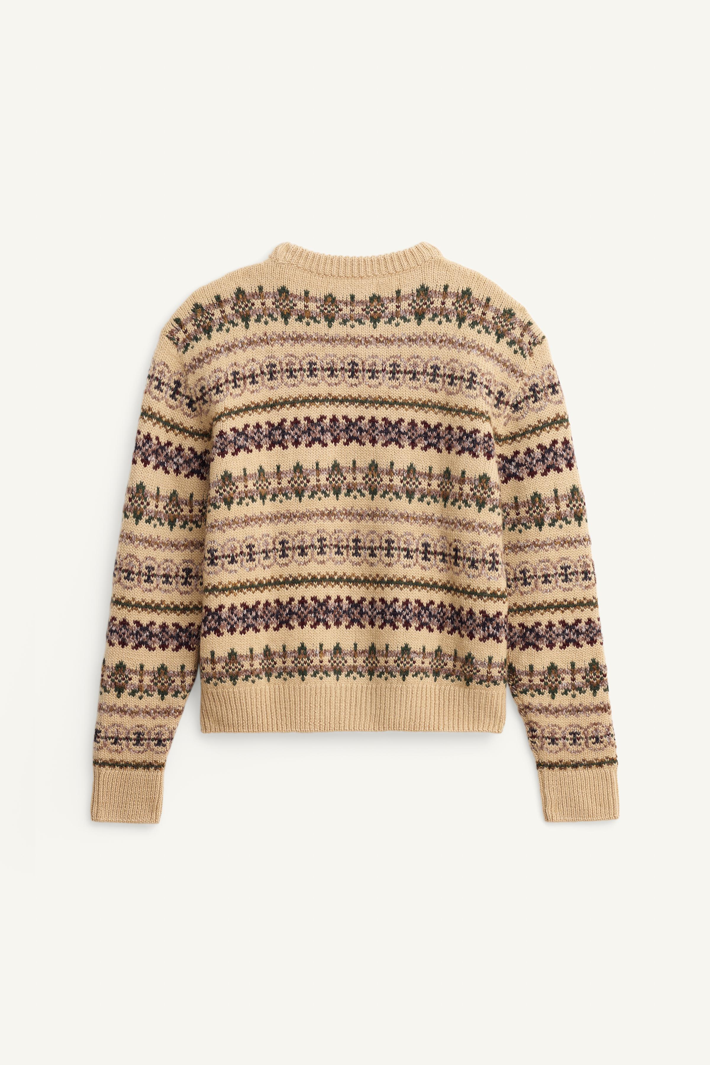 LIMITED EDITION GEOMETRIC JACQUARD SWEATER