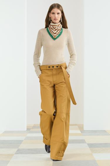 STRGHT BLTD PNT - Mostaza de Zara