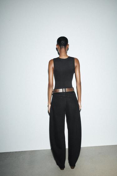 BODY SANS MANCHES - Noir de Zara - Image 3