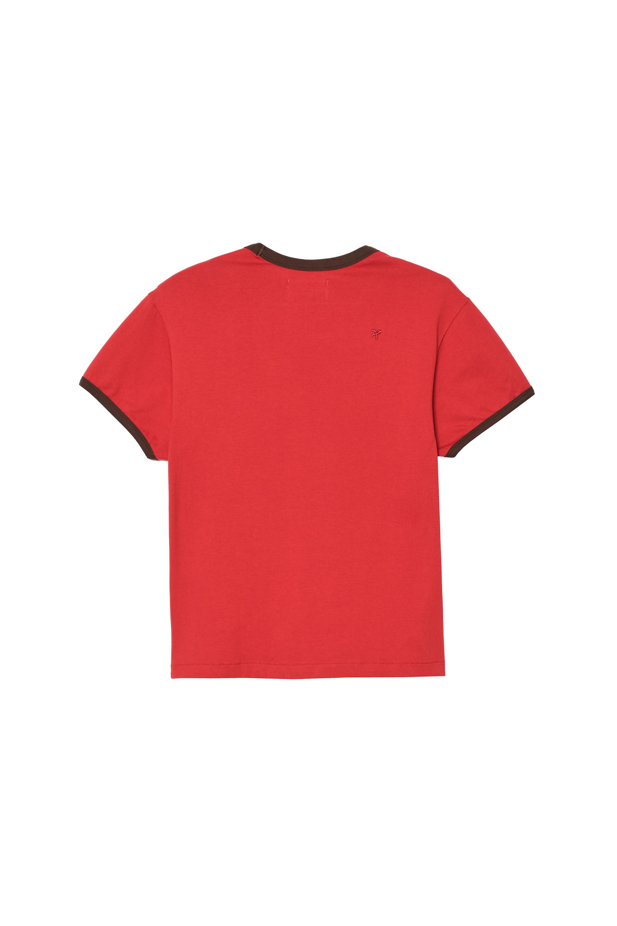 コントラストリブスリムフィットTシャツ - オフホワイト | ZARA Japan 