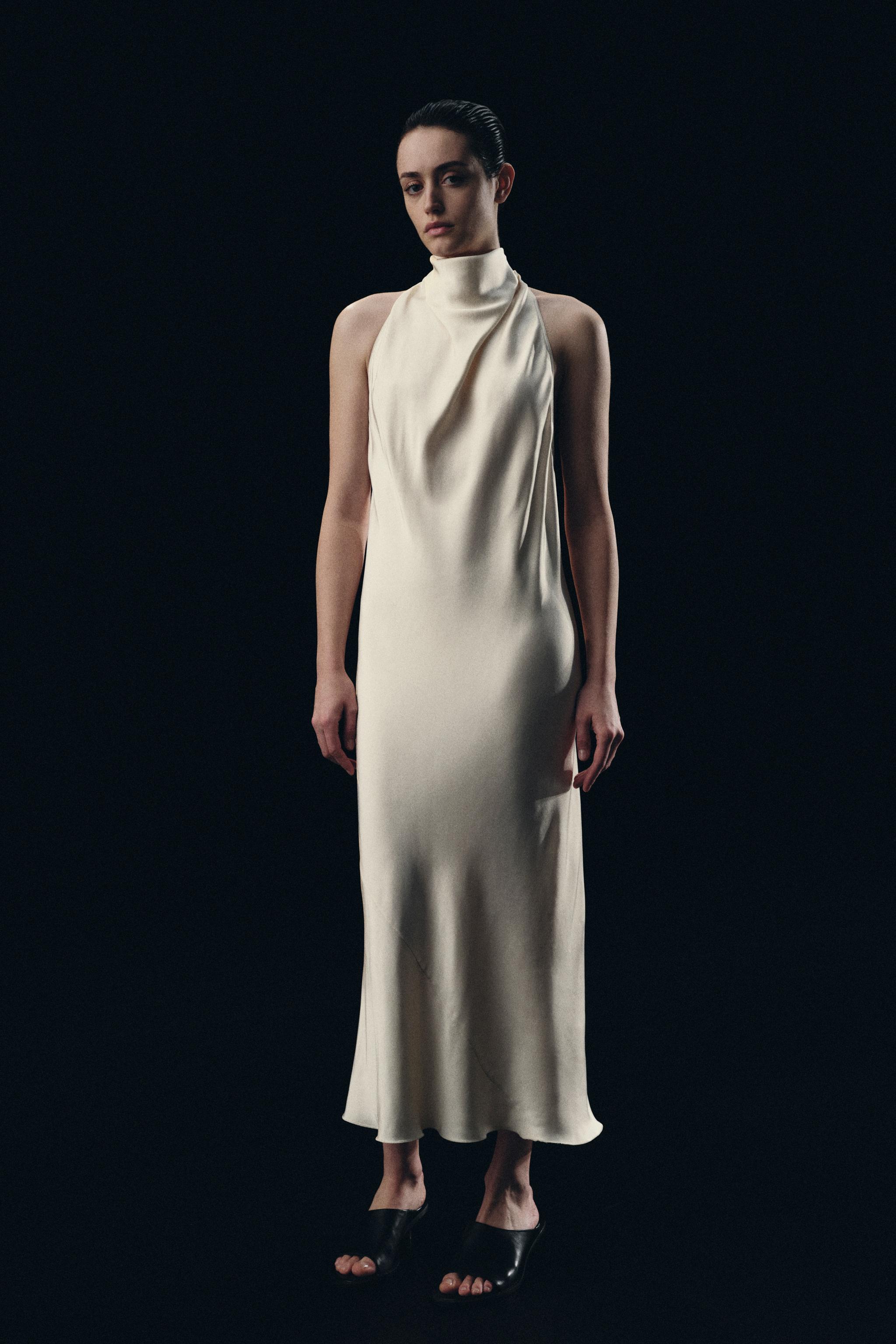 ZW COLLECTION HALTER MIDI DRESS