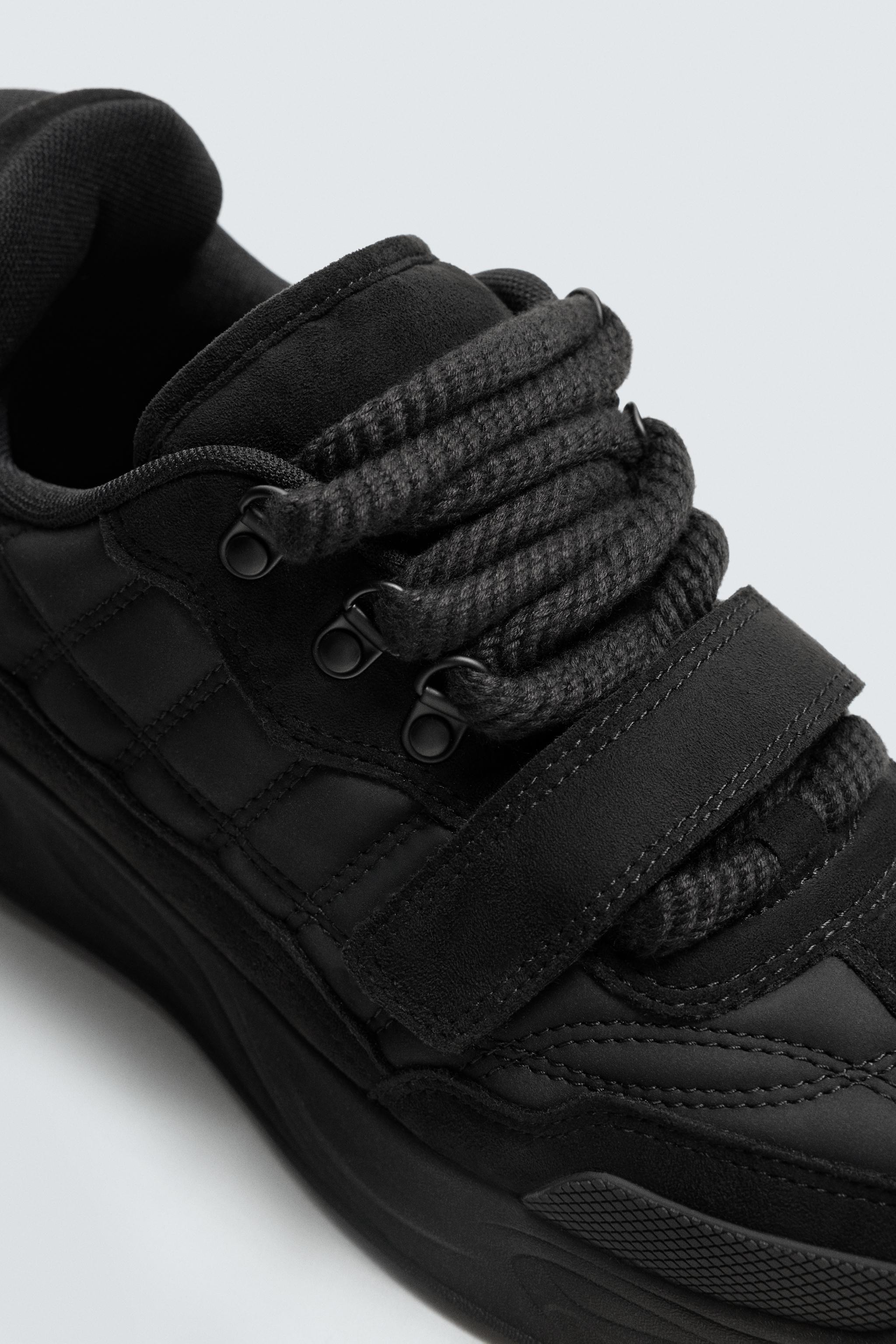 TÊNIS SKATE COM VOLUME - Preto | ZARA Brasil