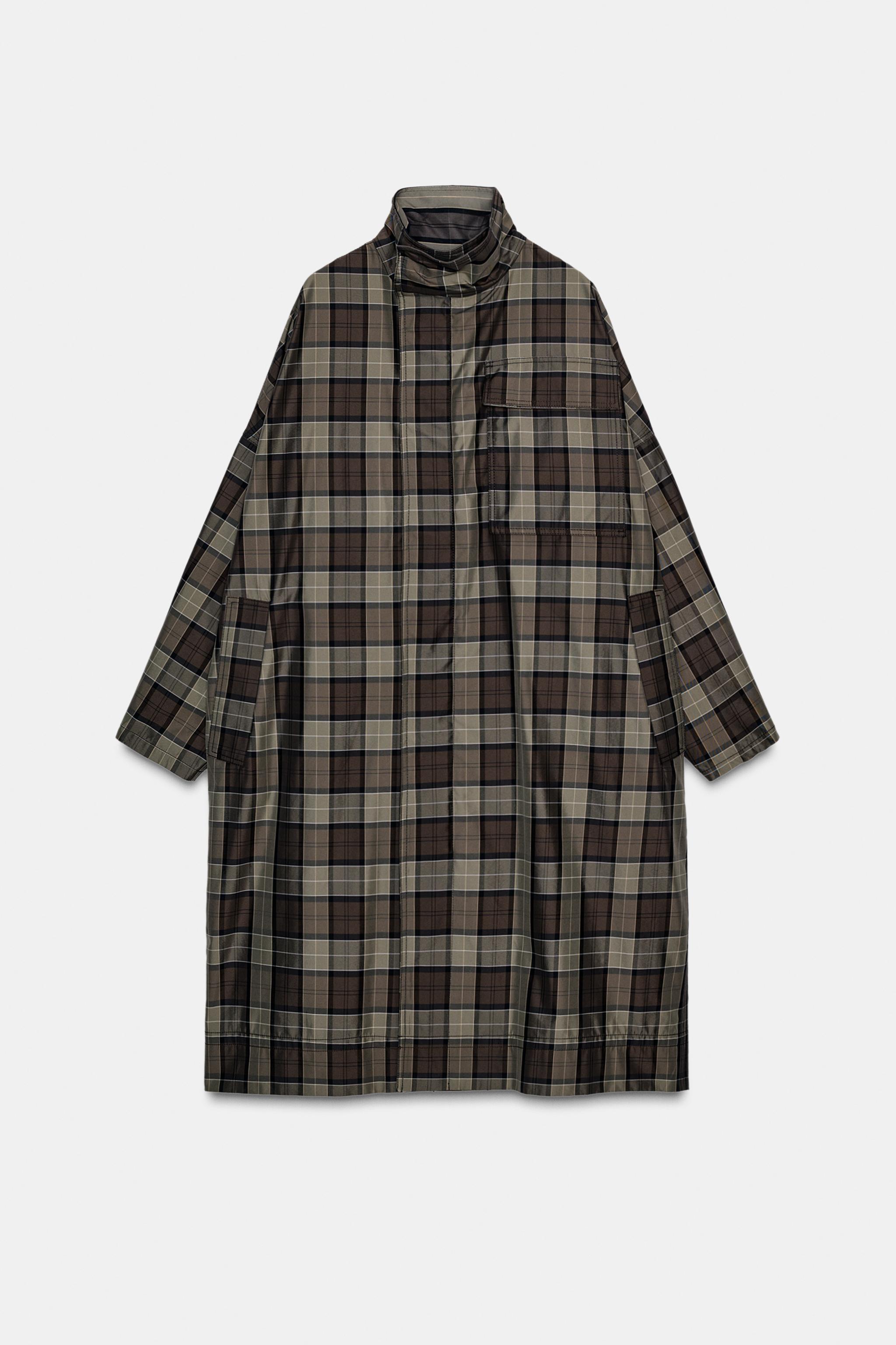 CHECKED TRENCH COAT ZW COLLECTION LIMITED EDITION