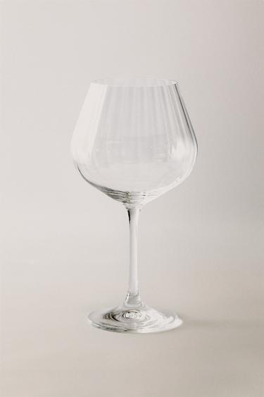 VERRE À VIN EFFET VAGUES BOHEMIA CRYSTAL - Transparent de Zara - Image 5