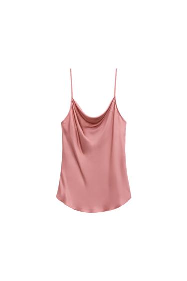 SATIN EFFECT TANK TOP