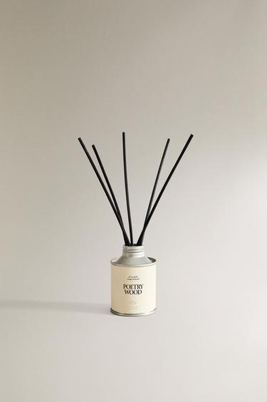 (115 ML) DIFUSOR DE AMBIENTE COM VARETAS POETRY WOOD - Branco-marfim da Zara
