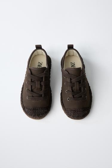 LACE-UP ESPADRILLES - Brown by Zara - Image 3