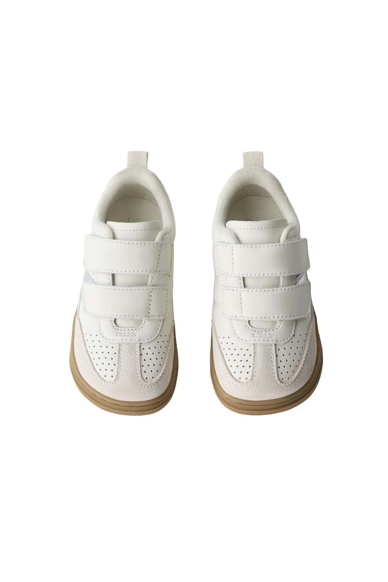 LEATHER BAREFOOT SNEAKERS — White