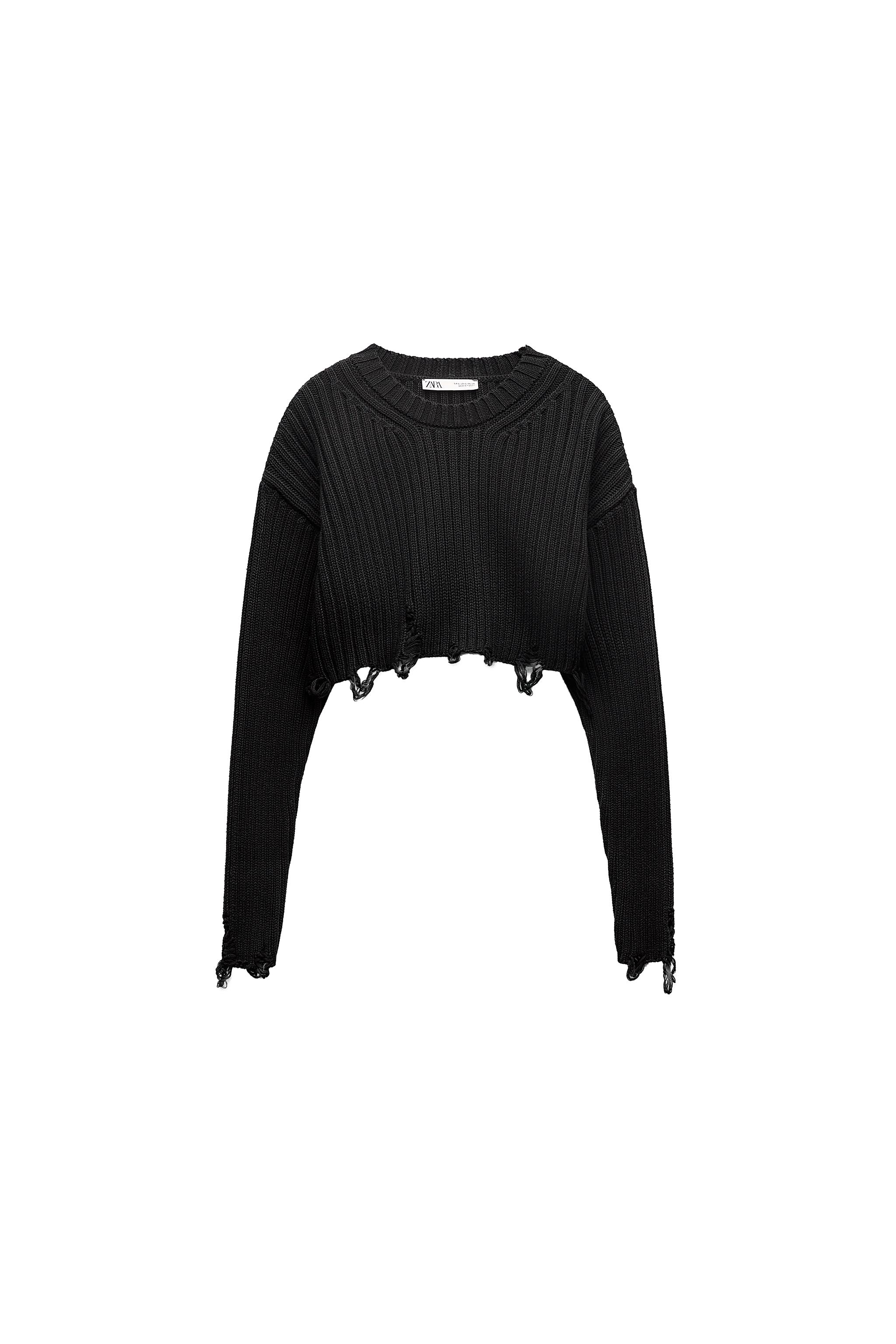 NYLON CROP TOP | SECOND HAND | Zara Preowned