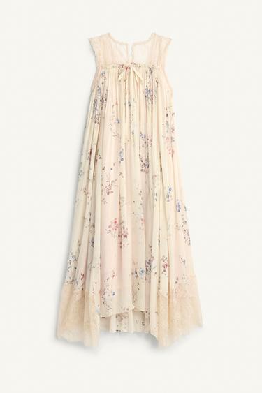 LIMITED EDITION COMBINED LACE DRESS - Printed by Zara - Image 6