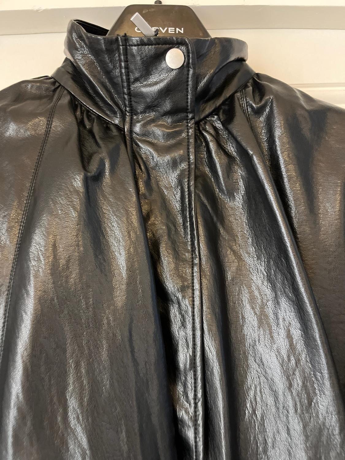 ΜΠΟΥΦΑΝ BOMBER ΜΕ ΥΦΗ ΔΕΡΜΑΤΟΣ ZW COLLECTION - Image 3