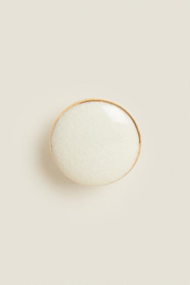 LOT BOUTONS DE PORTE CÉRAMIQUE RONDS (LOT DE 2) - Blanc de Zara - Image 2
