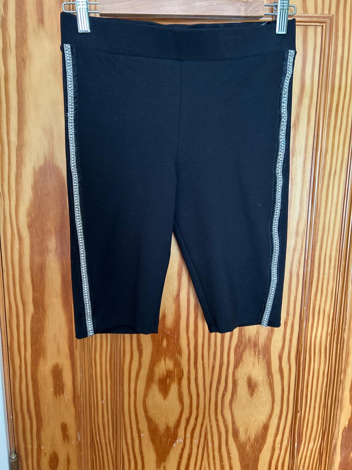 LEGGINGS WITH BEJEWELLED SIDE STRIPES