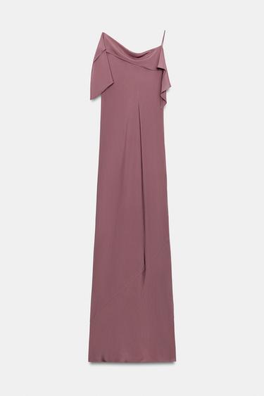 ZW COLLECTION MIDI DRESS - Mauve by Zara - Image 6