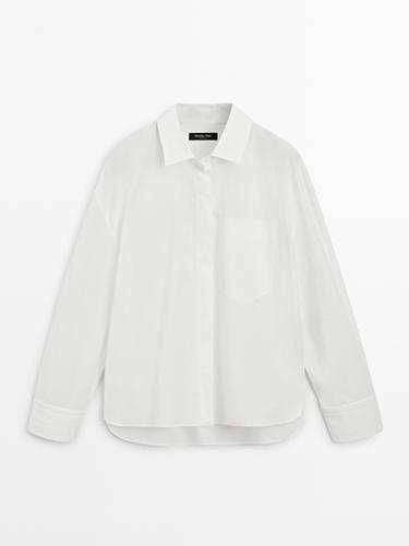 Zara 100% cotton shirt - White - Image 0